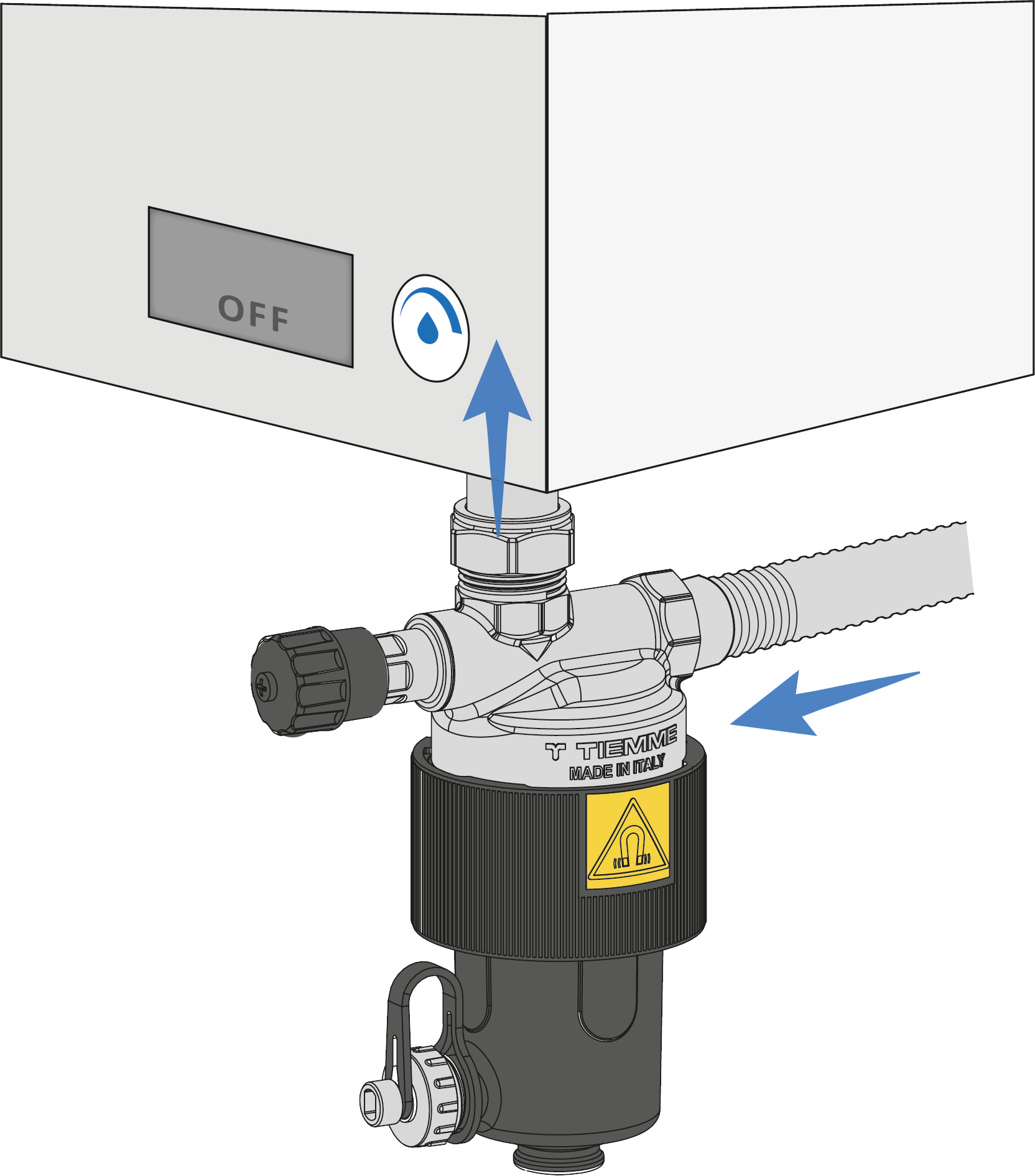 TIEMME DEFANGATORE FILTRO MAGNETICO PER CALDAIA T-MAG